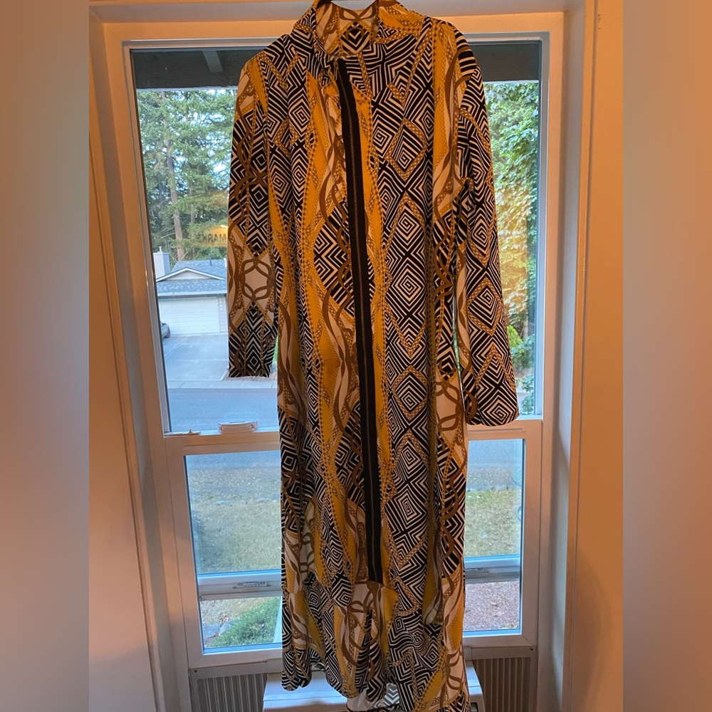 Bubble zipper dress size Large